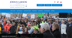 Desktop Screenshot of larsonforcongress.org
